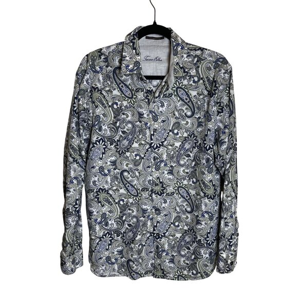 Tasso Elba Other - Tasso Elba 100% Supima Cotton Paisley Print Long Sleeves Shirt 15 -15 1/2  - Med